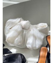 リボンハンドルバッグ