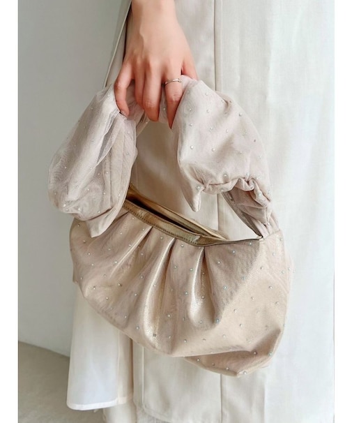 リボンハンドルバッグ