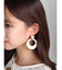 マーブルサークルピアス
