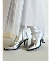 ステッチワークショートブーツ