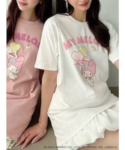 【メロクロコラボ】リボンポイントビッグTシャツ