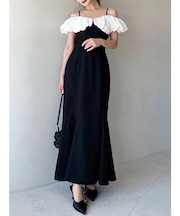 バルーンヘムマーメイドワンピース