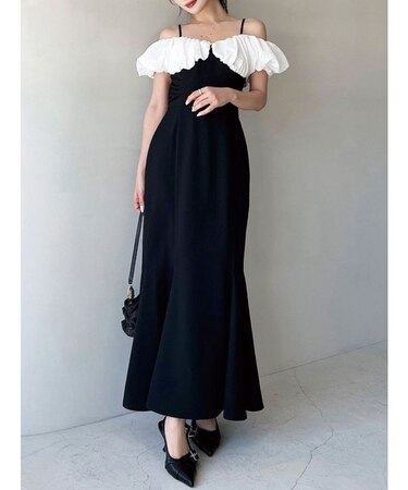 バルーンヘムマーメイドワンピース