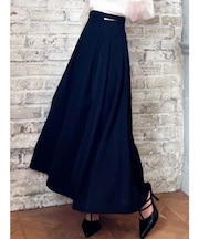 ウエストオープンフレアスカート