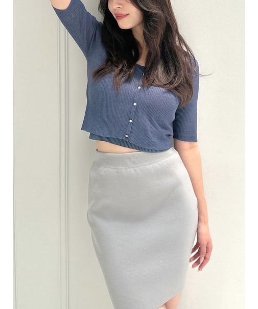 ミニニットスカート