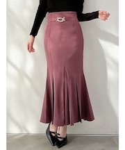 ファブリックフォールドスカート