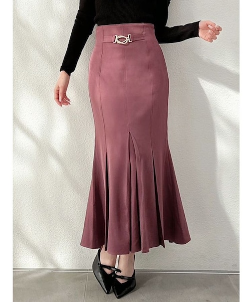 ファブリックフォールドスカート