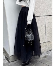 ラメチュールボリュームスカート