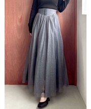 ラメチュールボリュームスカート