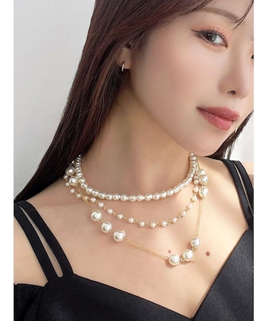 メニーパールネックレス