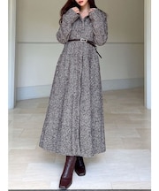 ヘリンボーンステンカラーコート