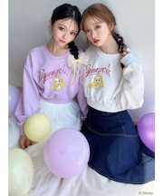 【ディズニーコレクション】クロップドルーズスウェット
