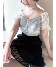 レースドッキングTシャツ