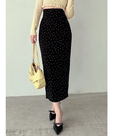 ストレッチペンシルスカート