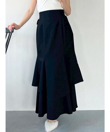 バッスルデザインマーメイドスカート