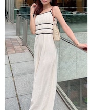 シフォンキャミコンビネゾン