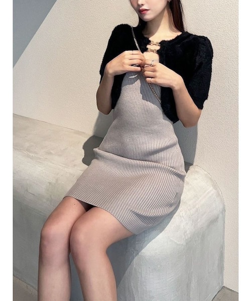 GGスライダーオフショルロングワンピース｜ジェイダの通販｜&mall