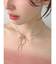 シャイニーリボンネックレス