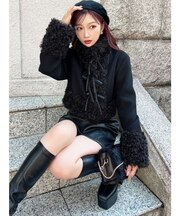 ポイントフェイクファーブルゾン