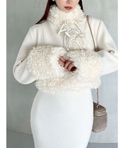 ポイントフェイクファーブルゾン