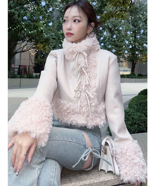 スピック＆スパン 　A POINT フェイクファー Spick & Span（スピックアンドスパン）の「【A.point】別注ファー