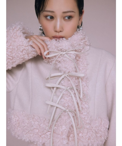 ポイントフェイクファーブルゾン