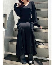 【WEB限定】カシュクールマーメイドワンピース