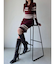 リブニットワンピース【ブルーWEB限定カラー】
