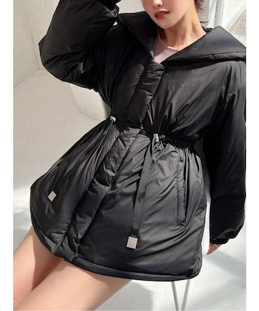 サイドストリングパファーモッズコート