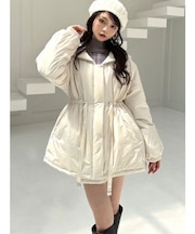 サイドストリングパファーモッズコート