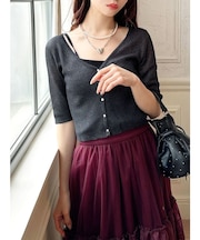 ニットキャミコンビカーディガン