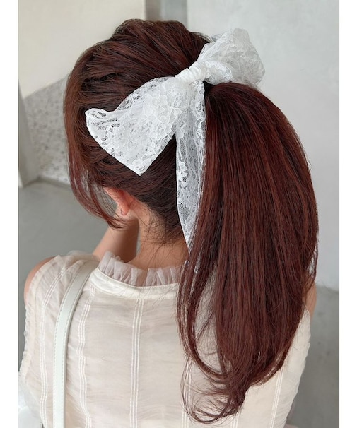 レースリボンバレッタ