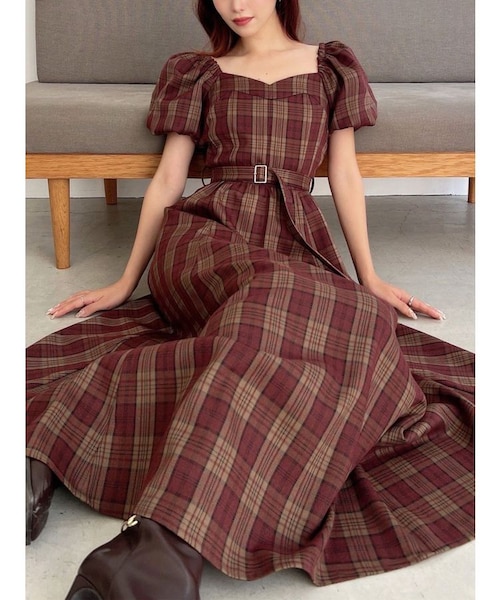 フォクシー♡バルーンスリーブ　ワンピース forksy.（フォルクシー）の「【forksy.】【オケージョン対応