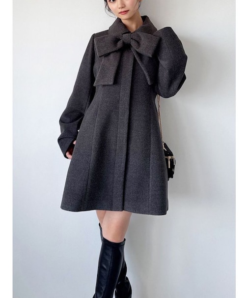 ビッグリボンミディコート