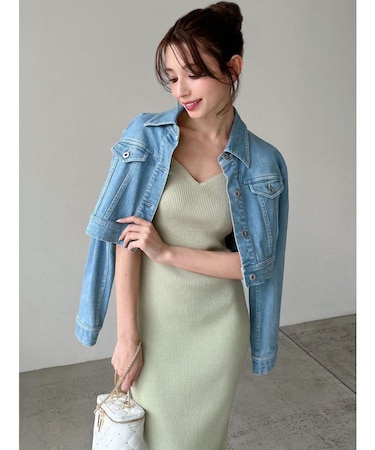 デニムショートジャケット【セットアップ着用可能】