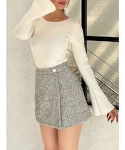 ヘリンボーンラップスカパン【セットアップ着用可能】