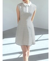 ウエストタックポロワンピース