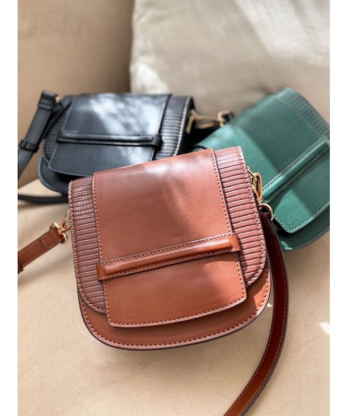 リザードライクコンビコンパクトバッグ