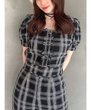 ツイードコンパクトブラウス【セットアップ着用可能】