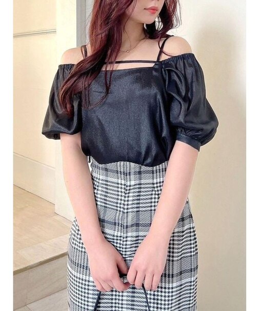 2wayパフブラウス