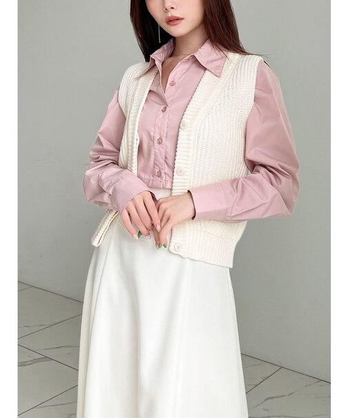 ルーズニットベスト