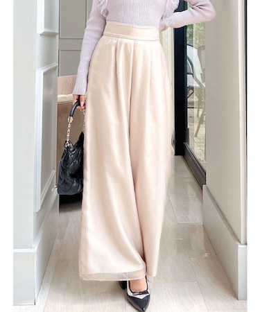 シアーレイヤードロングパンツ