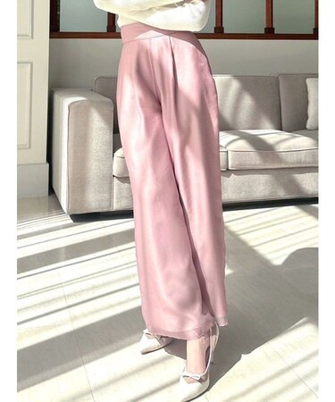 シアーレイヤードロングパンツ