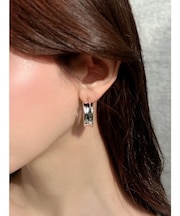 ワイドフープピアス