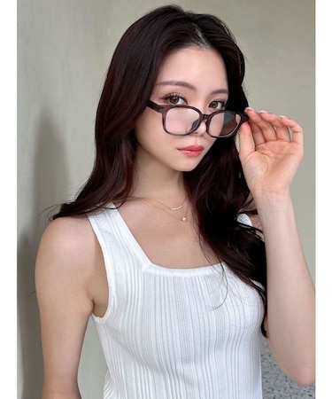 カラーフレームメガネ