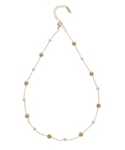 オルタネイトメタルボールネックレス