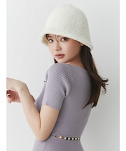 ブラッシュドベルハット