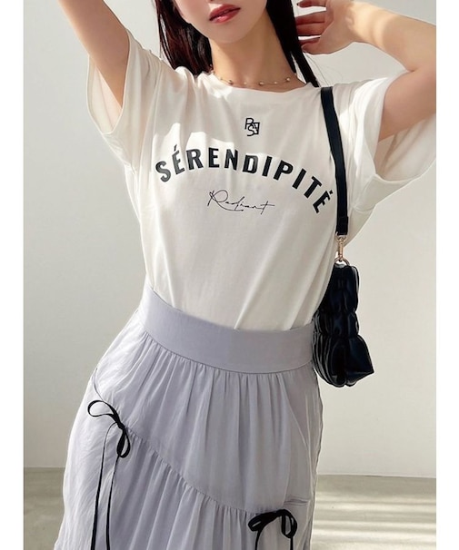 エンブロイダリーロゴTシャツ