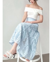 シアーフラワースカート