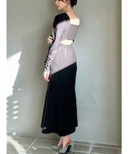 バックオープンマーメイドワンピース